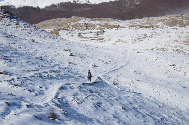 Camminata sulla neve a Campo di Grano