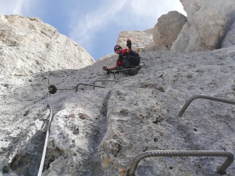 La ferrata Danesi del Corno Piccolo, nel Gran Sasso 2 Ferrata Danesi