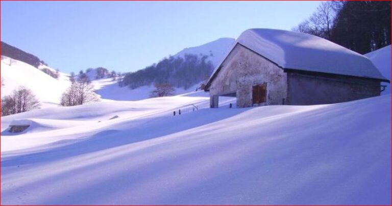 Sulla neve nella Val Lattara