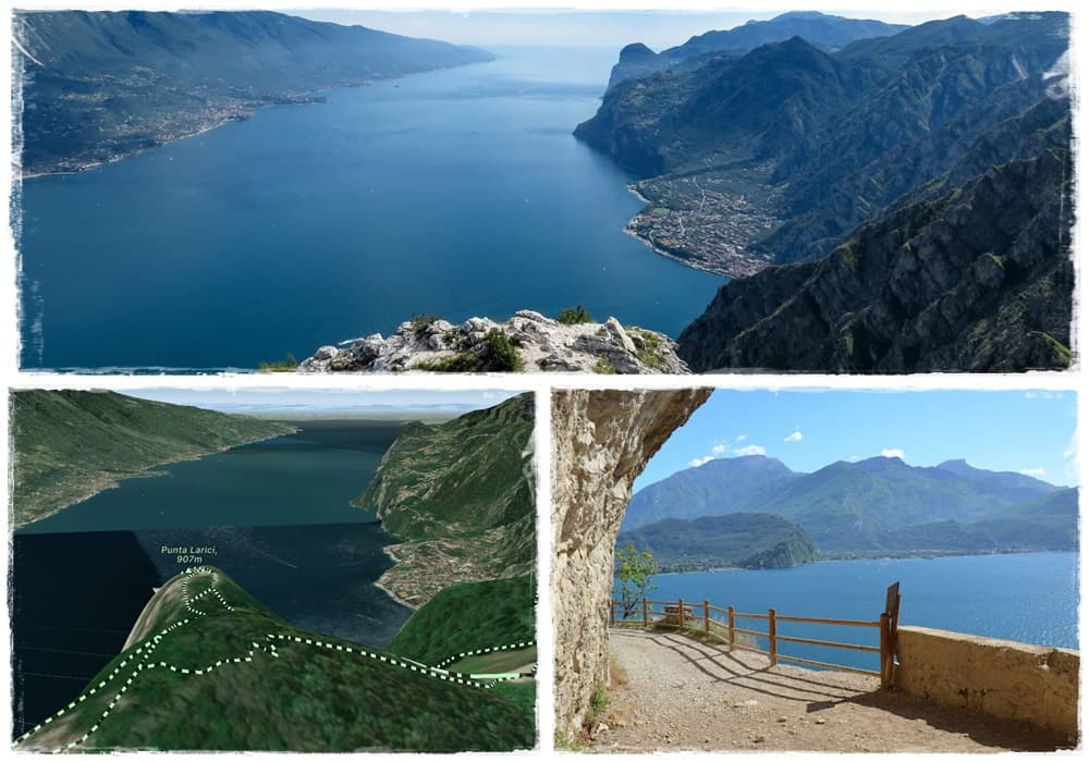 Riva del Garda (TN), “Punta Larici, lo sperone sul lago di Garda”