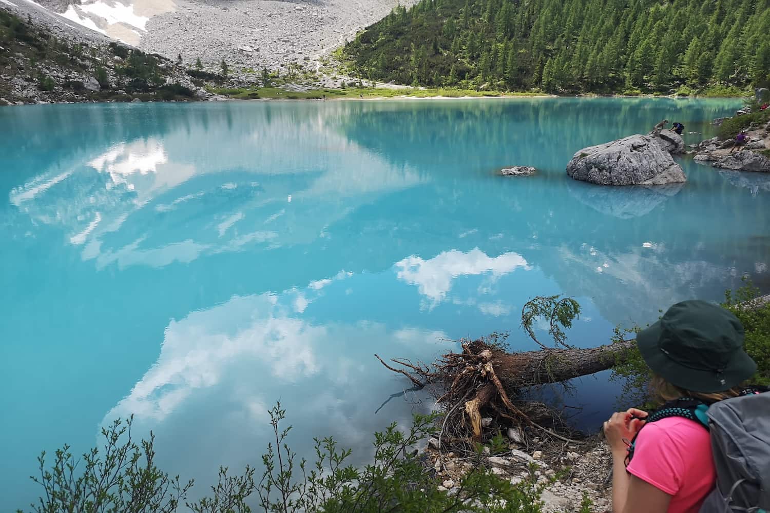 Escursioni giornaliere 13 Dolomiti Ampezzane, Il lago di Sorapis