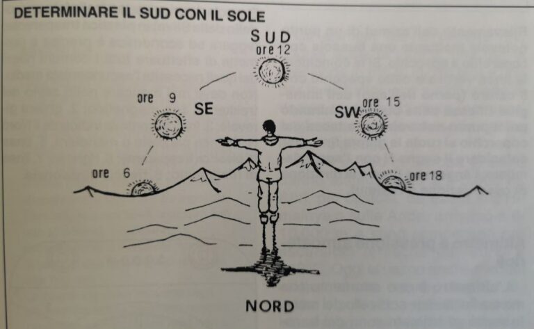 Come determinare il sud con il sole 10 Come determinare il sud con il sole