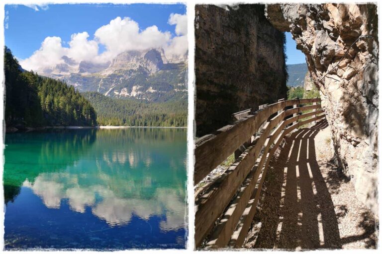 Il lago di Tovel e il sentiero nella roccia 2 Lago di Tovel