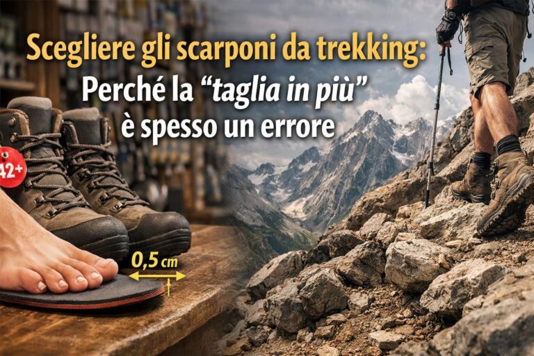Scegliere gli scarponi da trekking: perché la “taglia in più” è spesso un errore 17 Scarponi trekking
