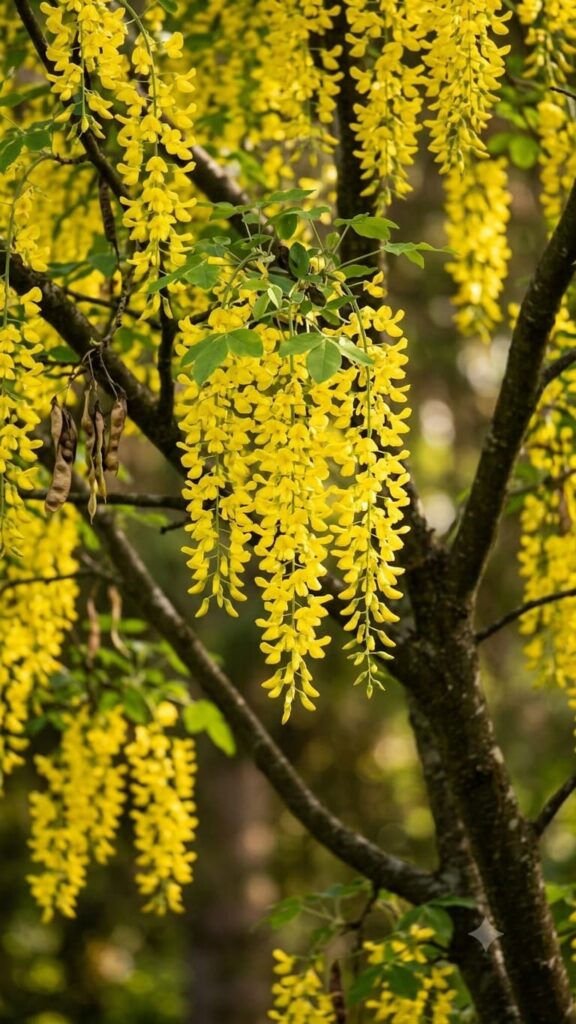 Il Maggiociondolo (Laburnum anagyroides): l'oro dei boschi montani 2 Maggiociondolo
